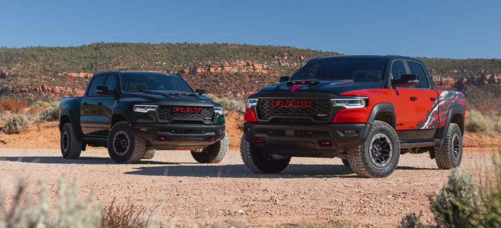 RAM 1500 SRT TRX Afbeelding groen en rode versie